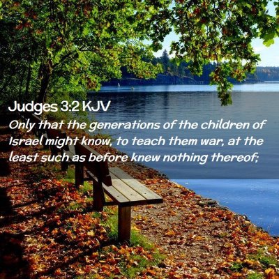 Judges 3:2 KJV Free Bible Images