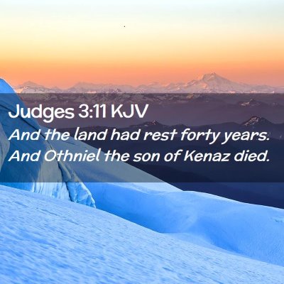 Judges 3:11 KJV Free Bible Images