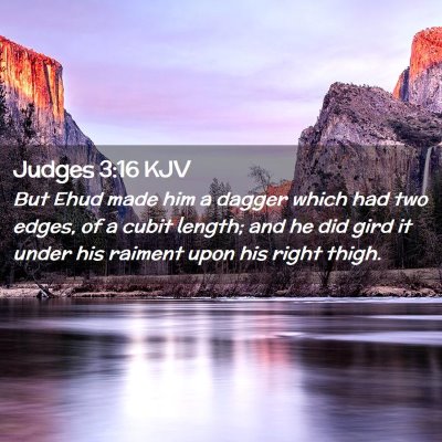 Judges 3:16 KJV Free Bible Images