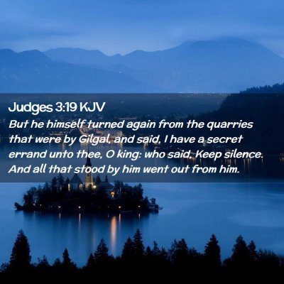 Judges 3:19 KJV Free Bible Images