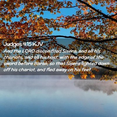 Judges 4:15 KJV Free Bible Images