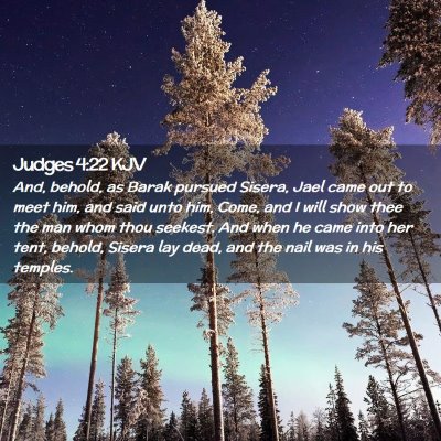 Judges 4:22 KJV Free Bible Images