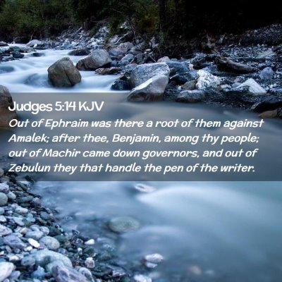 Judges 5:14 KJV Free Bible Images