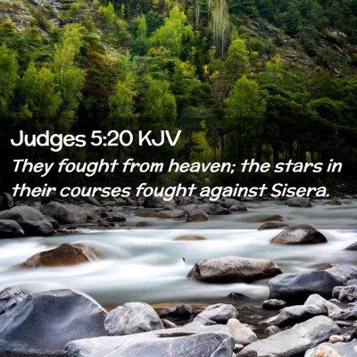 Judges 5:20 KJV Free Bible Images