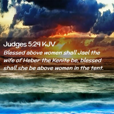 Judges 5:24 KJV Free Bible Images