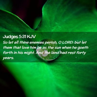 Judges 5:31 KJV Free Bible Images