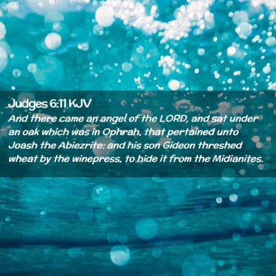 Judges 6:11 KJV Free Bible Images