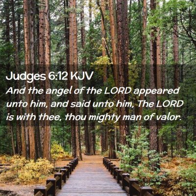 Judges 6:12 KJV Free Bible Images