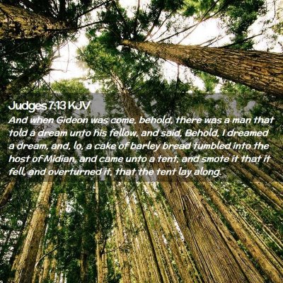 Judges 7:13 KJV Free Bible Images