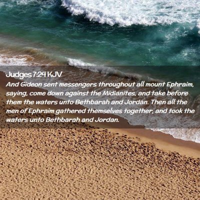 Judges 7:24 KJV Free Bible Images