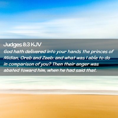 Judges 8:3 KJV Free Bible Images