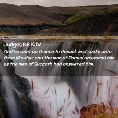 Judges 8:8 KJV Free Bible Images