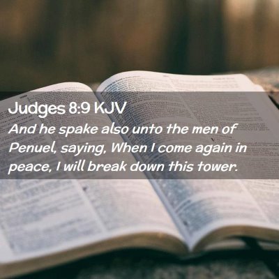 Judges 8:9 KJV Free Bible Images