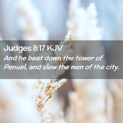 Judges 8:17 KJV Free Bible Images