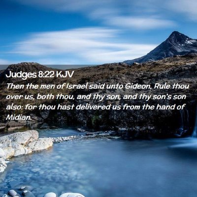 Judges 8:22 KJV Free Bible Images