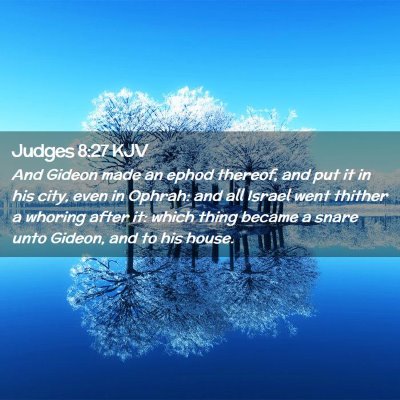 Judges 8:27 KJV Free Bible Images