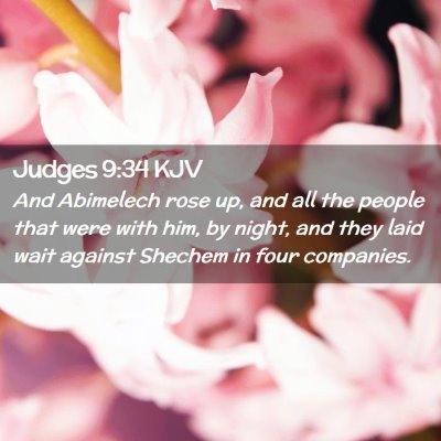 Judges 9:34 KJV Free Bible Images