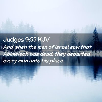 Judges 9:55 KJV Free Bible Images