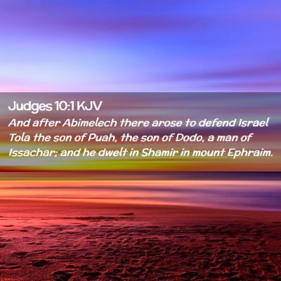 Judges 10:1 KJV Free Bible Images