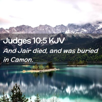 Judges 10:5 KJV Free Bible Images