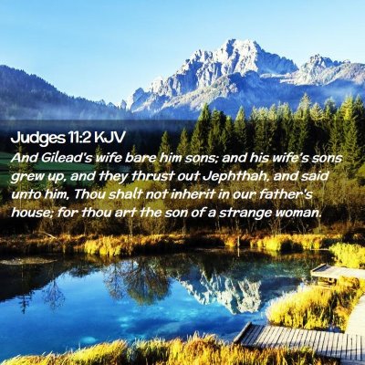 Judges 11:2 KJV Free Bible Images