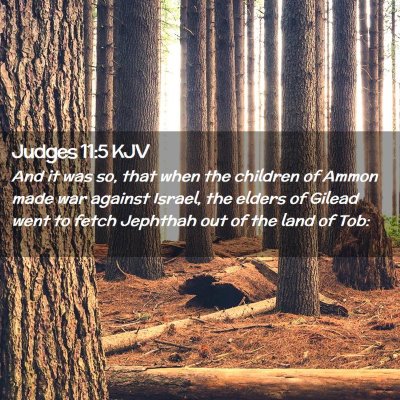 Judges 11:5 KJV Free Bible Images