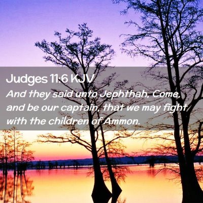 Judges 11:6 KJV Free Bible Images