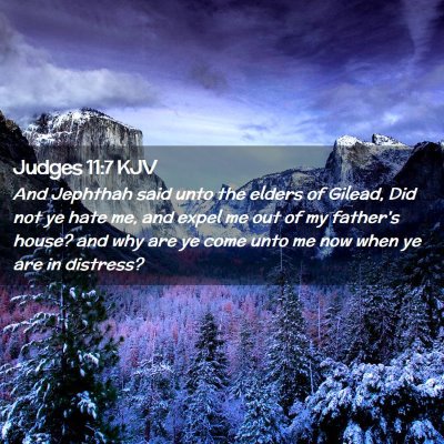 Judges 11:7 KJV Free Bible Images