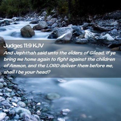 Judges 11:9 KJV Free Bible Images