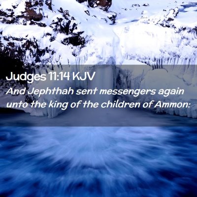 Judges 11:14 KJV Free Bible Images