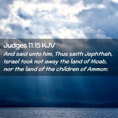 Judges 11:15 KJV Free Bible Images