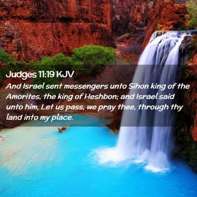 Judges 11:19 KJV Free Bible Images