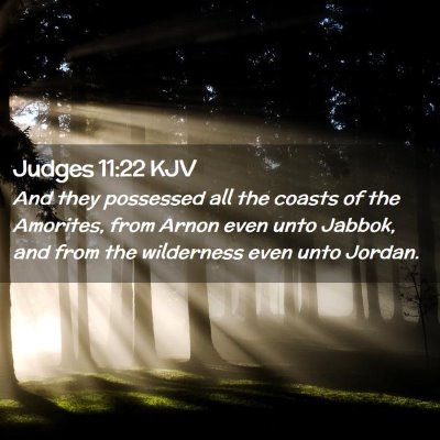 Judges 11:22 KJV Free Bible Images