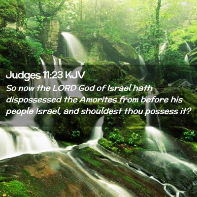 Judges 11:23 KJV Free Bible Images