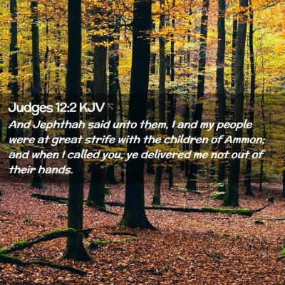 Judges 12:2 KJV Free Bible Images