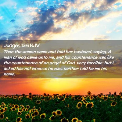 Judges 13:6 KJV Free Bible Images