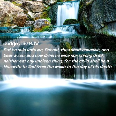 Judges 13:7 KJV Free Bible Images