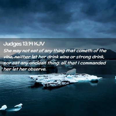 Judges 13:14 KJV Free Bible Images