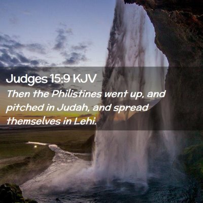 Judges 15:9 KJV Free Bible Images