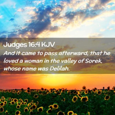 Judges 16:4 KJV Free Bible Images