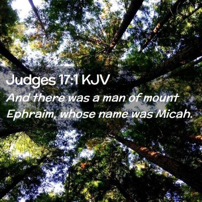 Judges 17:1 KJV Free Bible Images