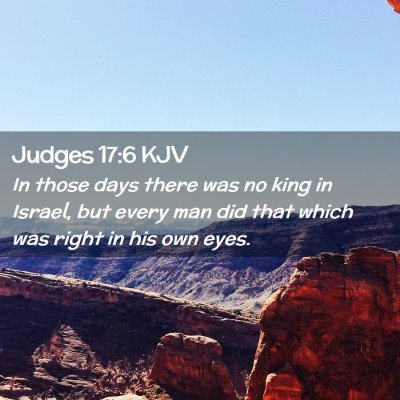 Judges 17:6 KJV Free Bible Images