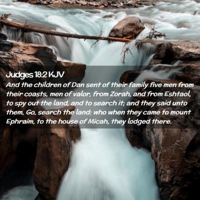 Judges 18:2 KJV Free Bible Images