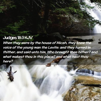 Judges 18:3 KJV Free Bible Images