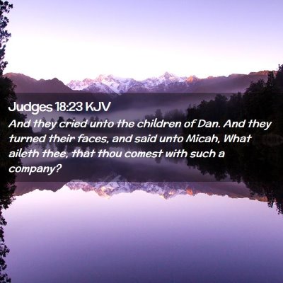 Judges 18:23 KJV Free Bible Images