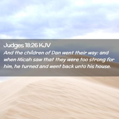 Judges 18:26 KJV Free Bible Images