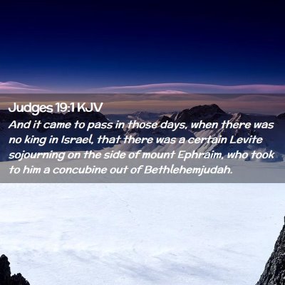 Judges 19:1 KJV Free Bible Images