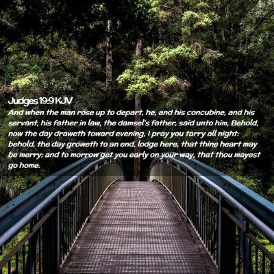 Judges 19:9 KJV Free Bible Images