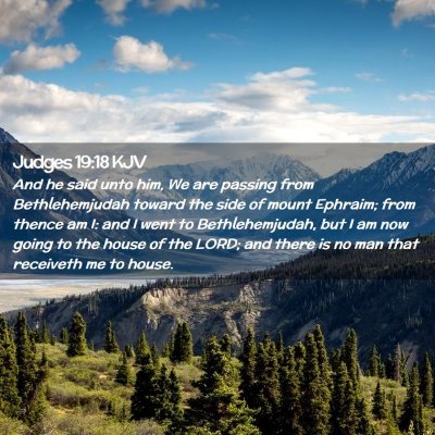 Judges 19:18 KJV Free Bible Images