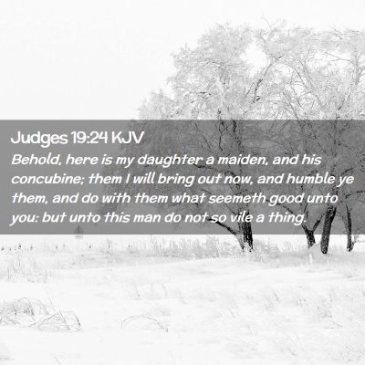 Judges 19:24 KJV Free Bible Images